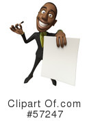 Black Businessman Character Clipart #57247 by Julos
