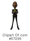 Black Businessman Character Clipart #57296 by Julos