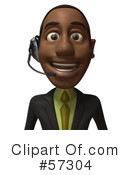 Black Businessman Character Clipart #57304 by Julos