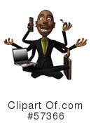 Black Businessman Character Clipart #57366 by Julos
