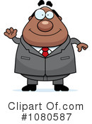 Black Businessman Clipart #1080587 by Cory Thoman