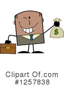 Black Businessman Clipart #1257838 by Hit Toon