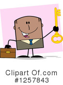 Black Businessman Clipart #1257843 by Hit Toon