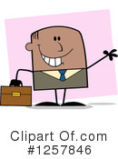 Black Businessman Clipart #1257846 by Hit Toon