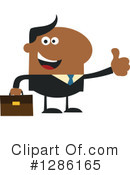 Black Businessman Clipart #1286165 by Hit Toon