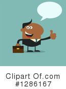 Black Businessman Clipart #1286167 by Hit Toon