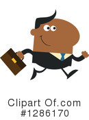 Black Businessman Clipart #1286170 by Hit Toon