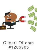 Black Businessman Clipart #1286905 by Hit Toon