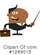 Black Businessman Clipart #1289015 by Hit Toon