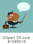 Black Businessman Clipart #1289016 by Hit Toon