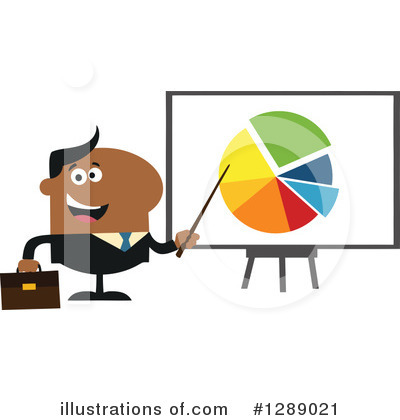 Royalty-Free (RF) Black Businessman Clipart Illustration by Hit Toon - Stock Sample #1289021