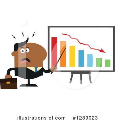 Royalty-Free (RF) Black Businessman Clipart Illustration by Hit Toon - Stock Sample #1289023