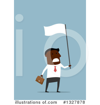 White Flag Clipart #1327878 by Vector Tradition SM