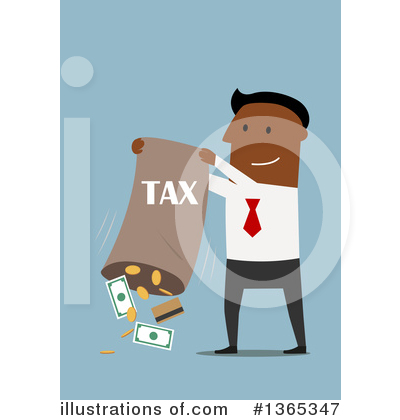 Taxes Clipart #1365347 by Vector Tradition SM