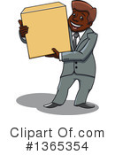 Black Businessman Clipart #1365354 by Vector Tradition SM