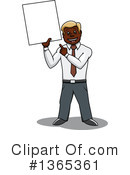 Black Businessman Clipart #1365361 by Vector Tradition SM