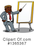 Black Businessman Clipart #1365367 by Vector Tradition SM