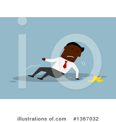 Royalty-Free (RF) Black Businessman Clipart Illustration by Vector Tradition SM - Stock Sample #1367032