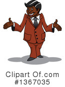 Black Businessman Clipart #1367035 by Vector Tradition SM