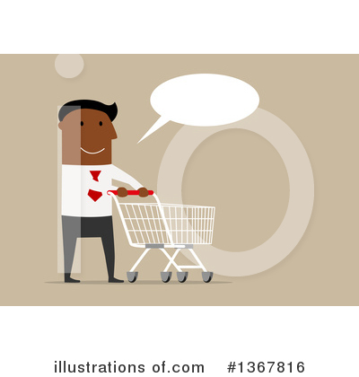 Shopping Cart Clipart #1367816 by Vector Tradition SM