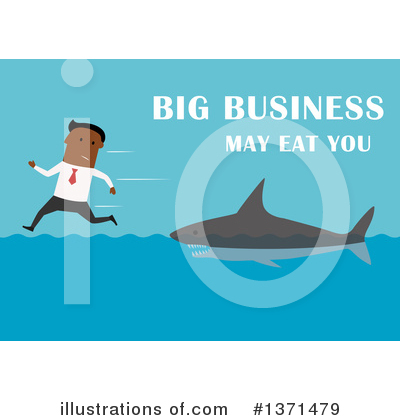Royalty-Free (RF) Black Businessman Clipart Illustration by Vector Tradition SM - Stock Sample #1371479