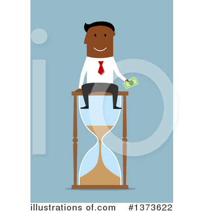 Royalty-Free (RF) Black Businessman Clipart Illustration by Vector Tradition SM - Stock Sample #1373622