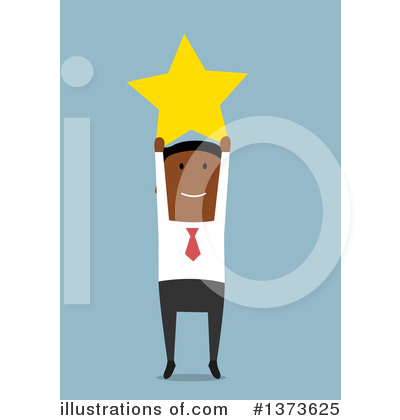 Royalty-Free (RF) Black Businessman Clipart Illustration by Vector Tradition SM - Stock Sample #1373625