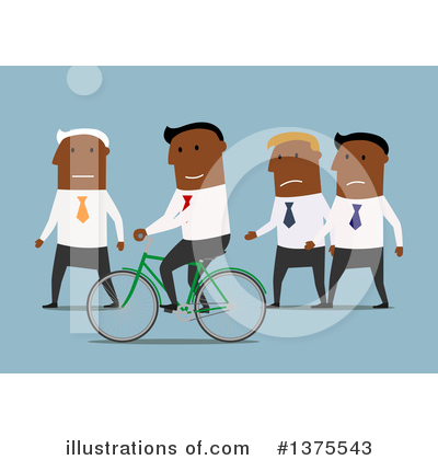 Royalty-Free (RF) Black Businessman Clipart Illustration by Vector Tradition SM - Stock Sample #1375543