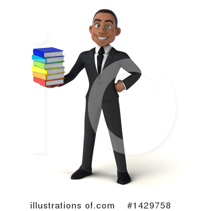 Young Black Businessman Clipart #1429758 by Julos