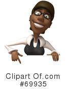 Black Businesswoman Character Clipart #69935 by Julos