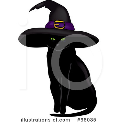 Witchs Cat Clipart #68035 by Pams Clipart