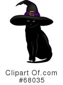 Black Cat Clipart #68035 by Pams Clipart