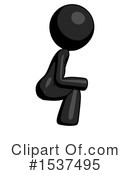 Black Design Mascot Clipart #1537495 by Leo Blanchette