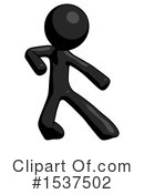 Black Design Mascot Clipart #1537502 by Leo Blanchette