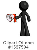 Black Design Mascot Clipart #1537504 by Leo Blanchette