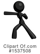 Black Design Mascot Clipart #1537508 by Leo Blanchette