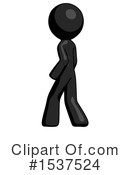 Black Design Mascot Clipart #1537524 by Leo Blanchette