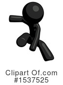 Black Design Mascot Clipart #1537525 by Leo Blanchette