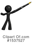 Black Design Mascot Clipart #1537527 by Leo Blanchette