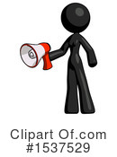 Black Design Mascot Clipart #1537529 by Leo Blanchette