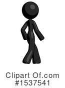 Black Design Mascot Clipart #1537541 by Leo Blanchette