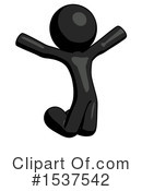 Black Design Mascot Clipart #1537542 by Leo Blanchette