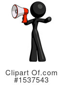 Black Design Mascot Clipart #1537543 by Leo Blanchette
