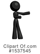 Black Design Mascot Clipart #1537545 by Leo Blanchette