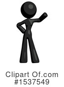 Black Design Mascot Clipart #1537549 by Leo Blanchette