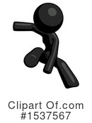 Black Design Mascot Clipart #1537567 by Leo Blanchette