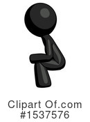 Black Design Mascot Clipart #1537576 by Leo Blanchette
