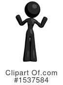 Black Design Mascot Clipart #1537584 by Leo Blanchette