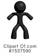 Black Design Mascot Clipart #1537590 by Leo Blanchette