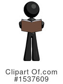 Black Design Mascot Clipart #1537609 by Leo Blanchette